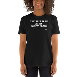 The Ballpark is my Happy Place Short-Sleeve T-Shirt