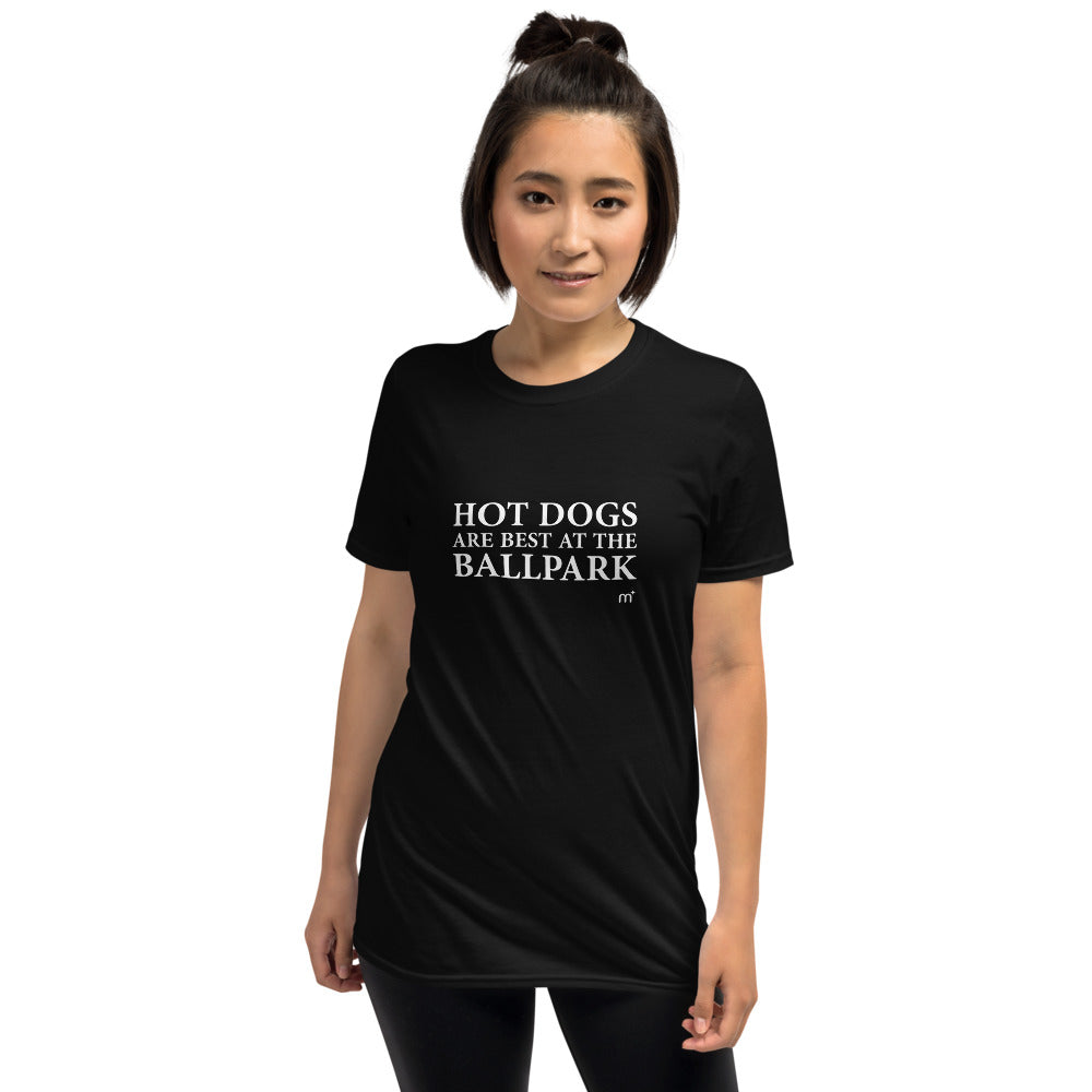 Hot Dogs are Best at the Ballpark Short-Sleeve T-Shirt