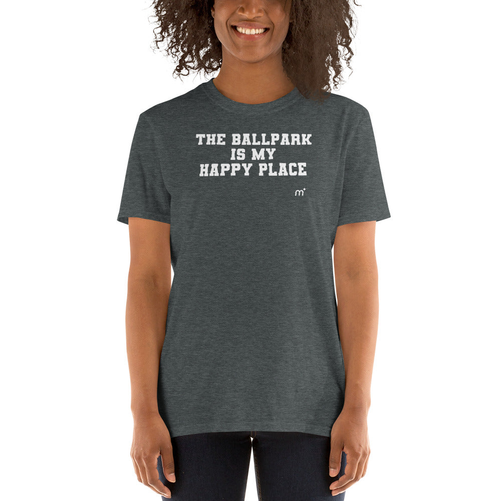 The Ballpark is my Happy Place Short-Sleeve T-Shirt