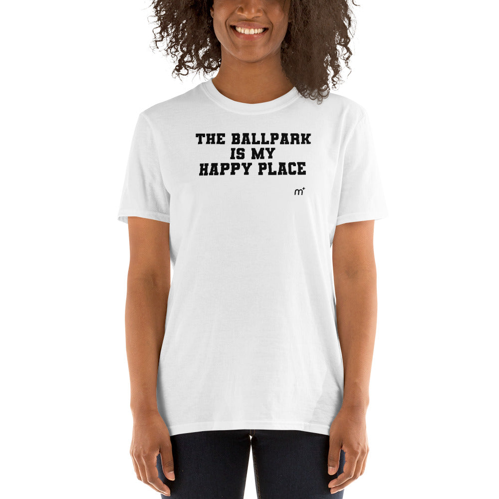 The Ballpark is my Happy Place Short-Sleeve T-Shirt