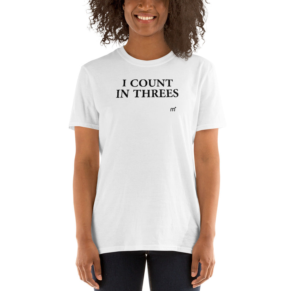 I count in Threes Short-Sleeve T-Shirt